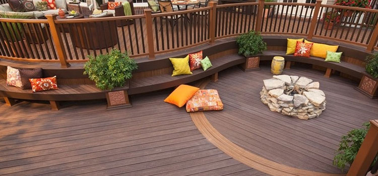 Gray TREX Decking in Northridge, CA