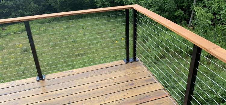 Installing Deck Cable Railing in Northridge, CA